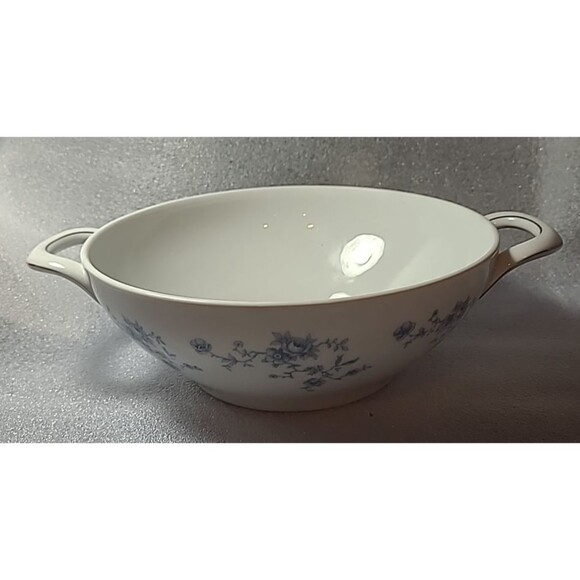 Johann Haviland, Blue Garland Serving Bowl w/handle 8" - Picture 2 of 6